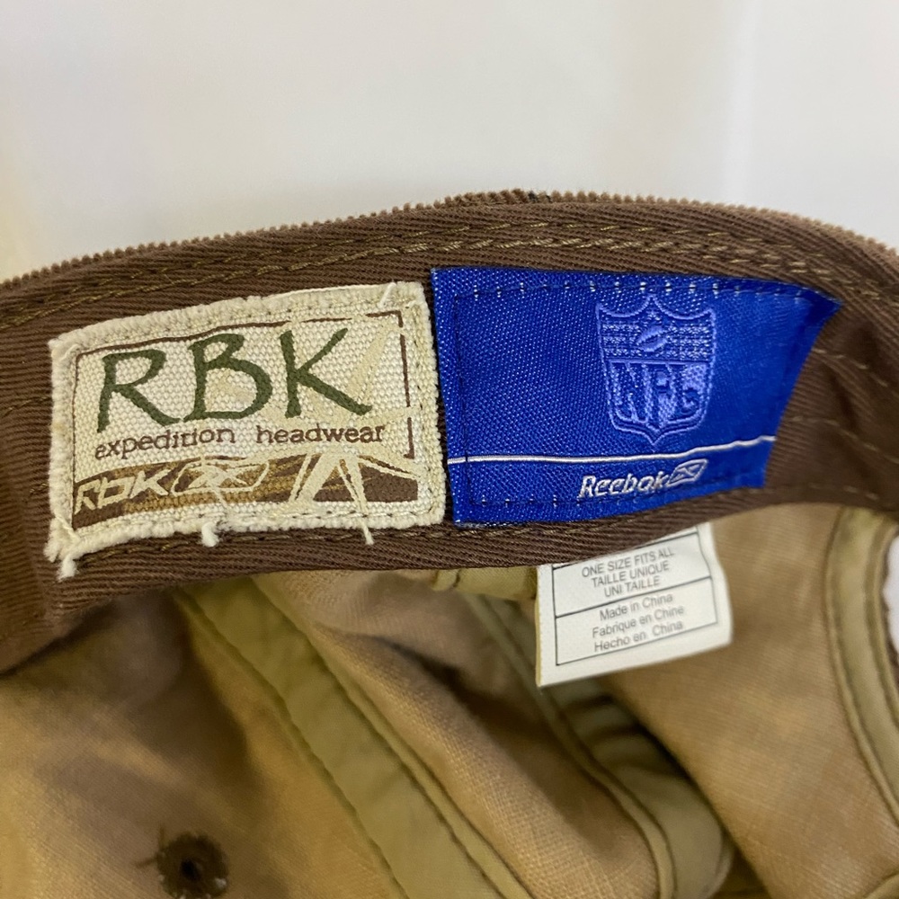 Carolina Panthers NFL Brown Corduroy Reebok Adjustable Hat Ballcap with Pink #A4 - Picture 8 of 11